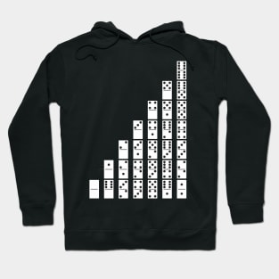 Domino Tiles (white) Hoodie